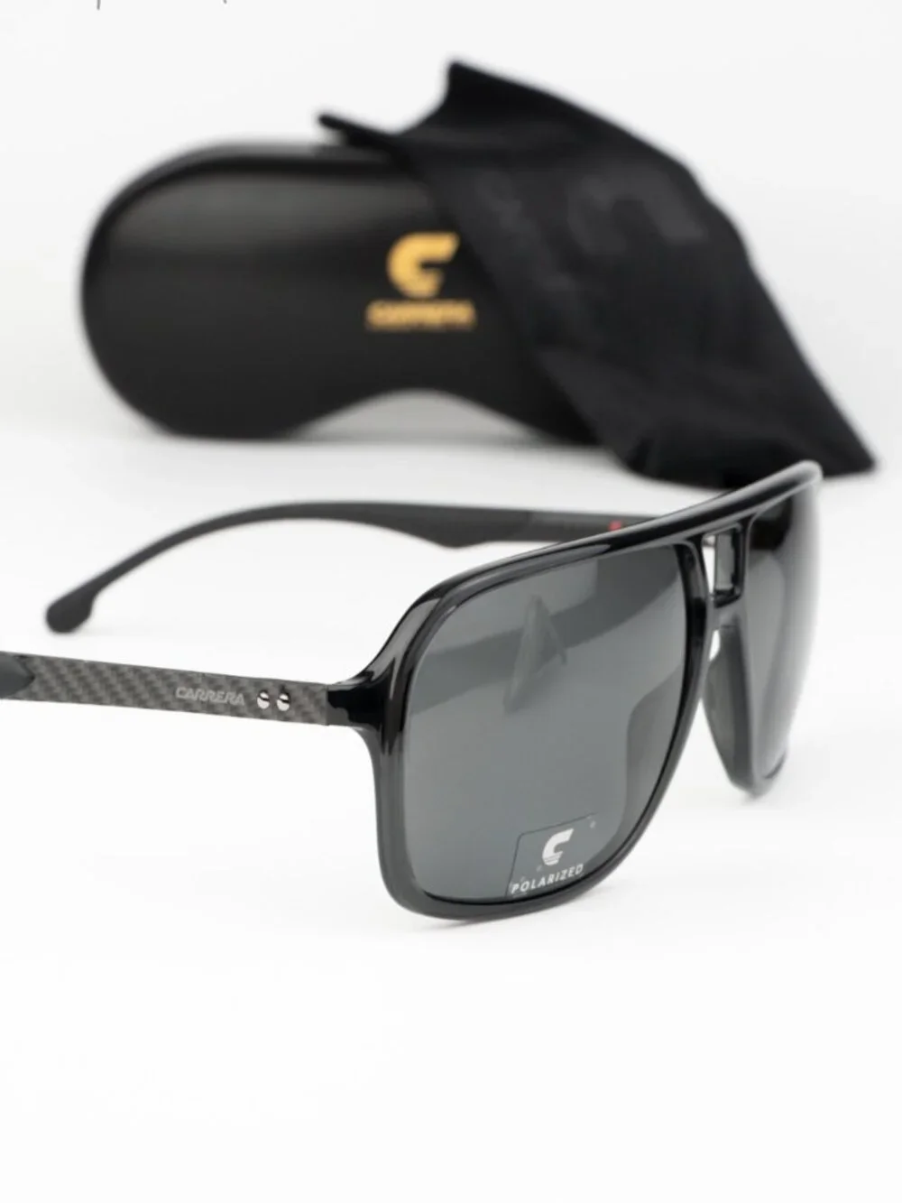 Carrera Women Sunglasses Grey Polar Pilot Carrera 8035/S 0KB7/M9 NEW AUTHENTIC